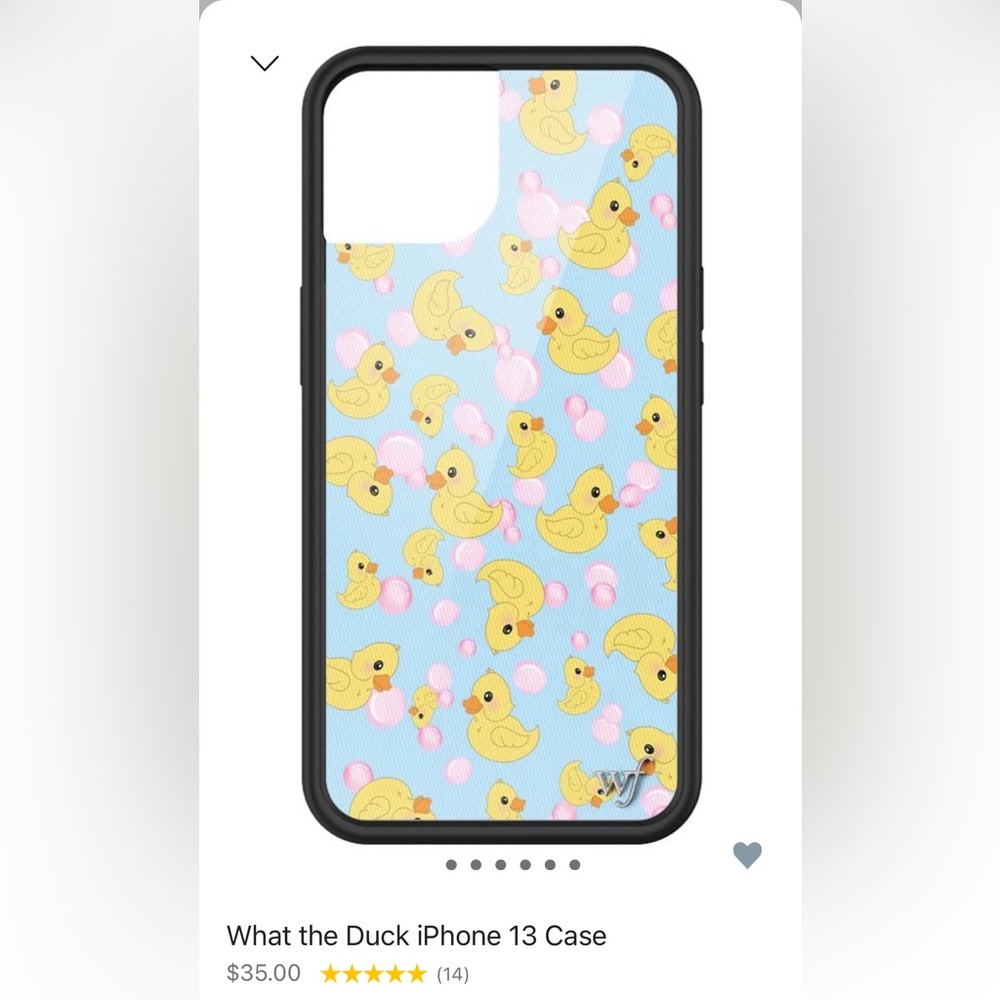what the duck wildflower case iphone 13/14